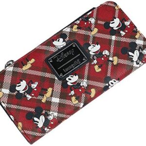 Loungefly x Mickey Mouse Plaid Wallet