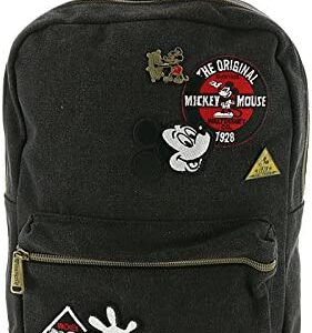 Loungefly Mickey Mouse Patches Denim Backpack