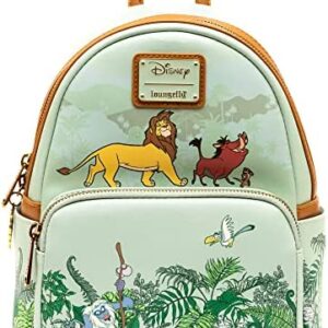 Loungefly Disney The Lion King Simba Timon and Pumbaa Mini Backpack