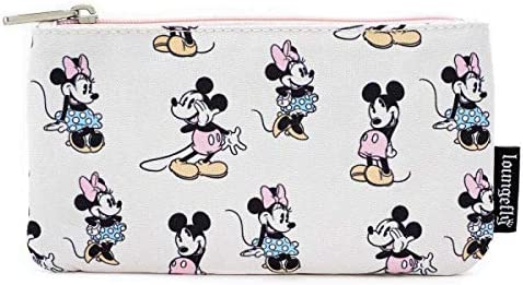 Loungefly Disney Mickey and Minnie Mouse Cosmetic Pouch
