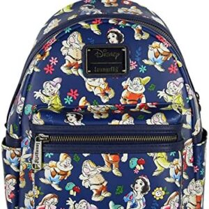Loungefly Disney Snow White and the Seven Dwarfs Floral Mini Backpack