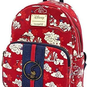 Loungefly Mushu Cloud Print Mini Backpack