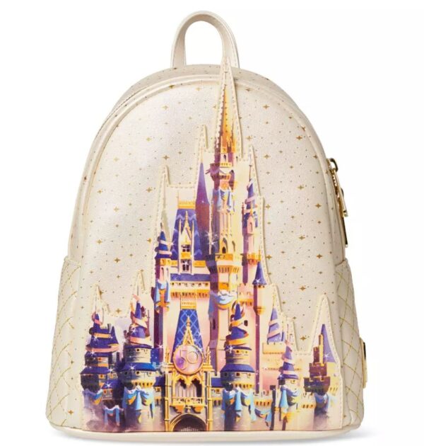 Loungefly Cinderella Castle Mini Backpack Walt Disney World 50th