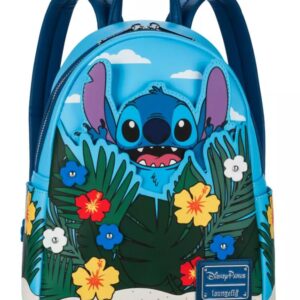 Loungefly Stitch Floral Mini Backpack