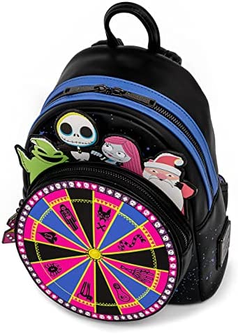 Loungefly Disney Nightmare Before Christmas Oogie Boogie Wheel Mini Backpack - Image 6