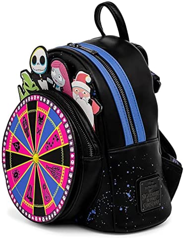 Loungefly Disney Nightmare Before Christmas Oogie Boogie Wheel Mini Backpack - Image 2