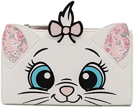 Disney Aristocats Marie Floral Flap Wallet