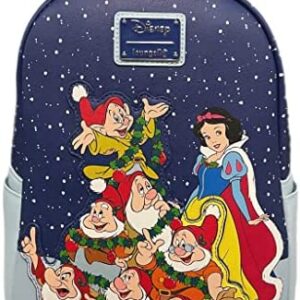 Loungefly Disney 85th Anniversary Snow White and the Seven Dwarfs Holiday Mini Backpack