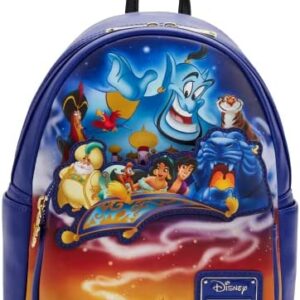 Loungefly Disney Aladdin 30th Anniversary Womens Double Strap Shoulder Bag Purse