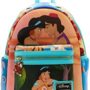 Loungefly Disney Aladdin Jasmine Princess Scenes Double Strap Shoulder Bag
