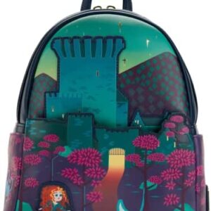 Loungefly Disney Brave Princess Castle Series Womens Double Strap Shoulder Bag Purse