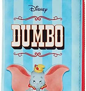 Loungefly Disney Dumbo Book Series Convertible Zip Around Wallet Dumbo One Size