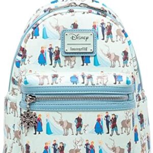 Loungefly Disney Frozen Arendelle Line Double Strap Shoulder Bag Purse