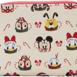 Loungefly Disney Hot Cocoa Mugs AOP Zip Wallet