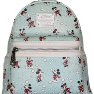 Loungefly Disney Mickey & Minnie Snowball Fight Mini Backpack