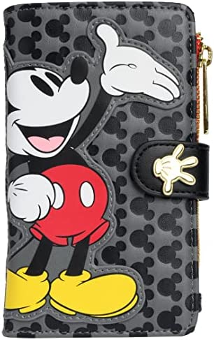 Loungefly Disney Mickey Mouse Wallet Snap Flap Clutch