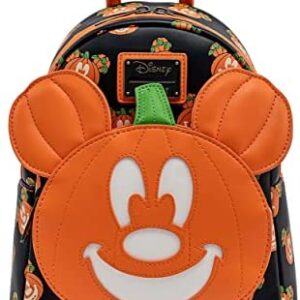 Loungefly Disney Mickey-O-Lantern Womens Double Strap Shoulder Bag Purse