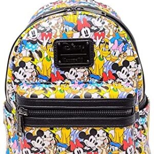 Loungefly Disney Mickey and Friends Womens Double Strap Shoulder Bag Purse