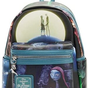 Loungefly Disney Nightmare Before Christmas Final Frame Womens Double Strap Shoulder Bag Purse