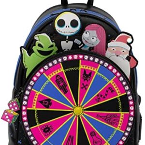 Loungefly Disney Nightmare Before Christmas Oogie Boogie Wheel Womens Double Strap Shoulder Bag Purse