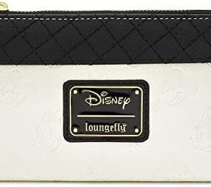 Loungefly x Minnie and Mickey Mouse Debossed Heads Wallet