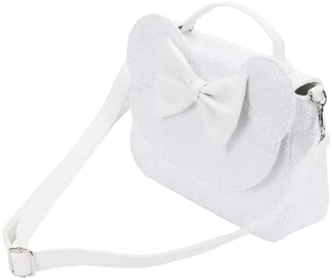 Loungefly Disney Minnie Sequin Wedding Crossbody Bag - Image 6