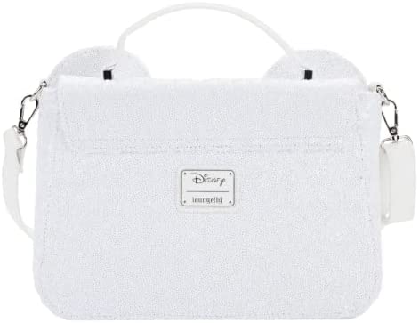 Loungefly Disney Minnie Sequin Wedding Crossbody Bag - Image 3