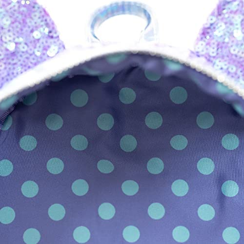 Loungefly Disney Celebration Minnie Mouse Iridescent Sequin Mini Backpack - Image 7