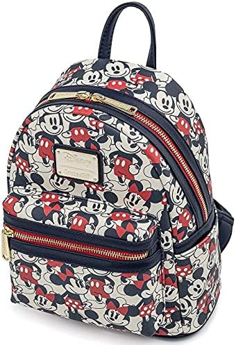 Loungefly Disney Mickey and Minnie Mouse Mini Backpack - Image 8