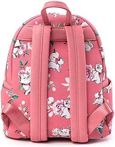 Loungefly Disney The Aristocats Marie Pink Floral Mini Backpack - Image 3