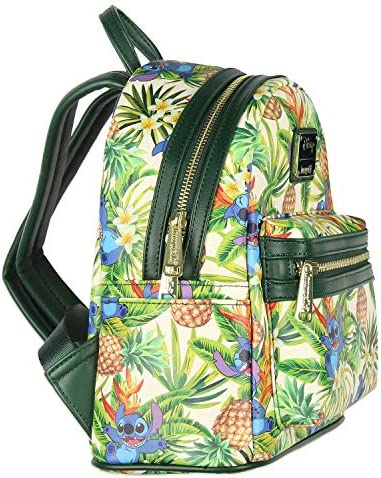 Loungefly Disney Lilo & Stitch Hawaiian Pineapple Mini Backpack - Image 2