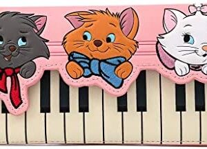 Loungefly Disney Aristocats Piano Kitties Faux Leather Wallet