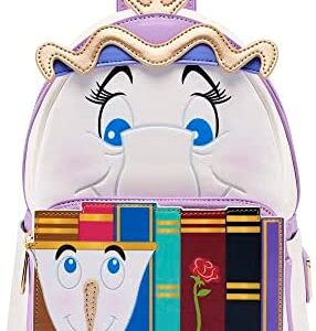 Loungefly Disney: Beauty and The Beast - Mrs. Potts and Chip Backpack, Amazon Exclusive