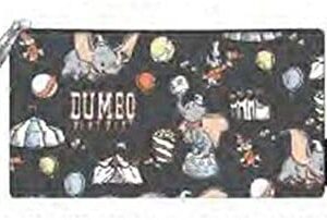 Loungefly Disney Big Top Dumbo AOP Nylon Pouch, Grey, White, Pink, Blue, Small
