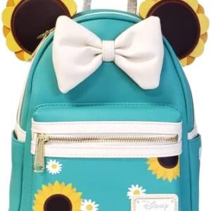 Loungefly Disney Exclusive Minnie Sunflower Double Strap Shoulder Bag