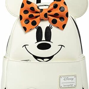 Loungefly Disney Ghost Minnie Mouse Glow in the Dark Cosplay Womens Double Strap Shoulder Bag Purse