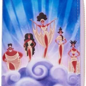 Loungefly Disney Hercules Muses Clouds Zip Around Wallet Hercules One Size