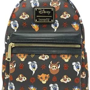 Loungefly Disney Lion King Faces Embroidered Mini Backpack Exclusive
