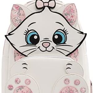 Loungefly Disney Marie Floral Footsy Womens Double Strap Shoulder Bag Purse
