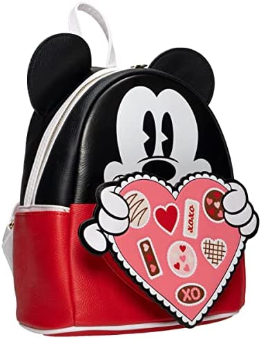 Loungefly Disney Mickey Mouse Chocolate Box Valentine Exclusive Mini-Backpack