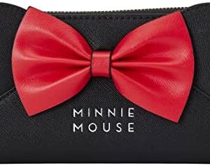 Loungefly Disney Minnie Mouse Ears with Bow Zip Around Wallet