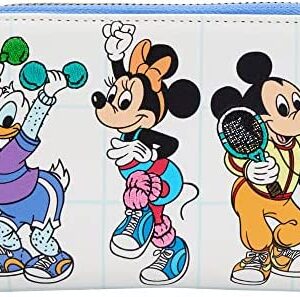 Loungefly Disney Mousercise Zip Around Wallet