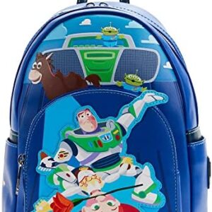 Loungefly Disney Pixar Moments Toy Story Jesse and Buzz Womens Double Strap Shoulder Bag Purse