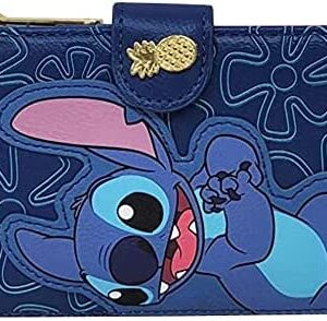 Loungefly Disney Stitch Wallet Snap Flap Clutch