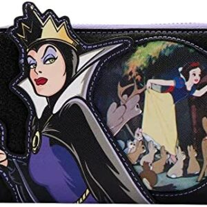Loungefly Disney Villains Scene Evil Queen Ziparound Wallet