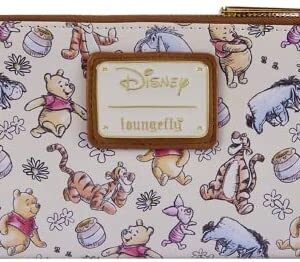 Loungefly Disney: Winnie The Pooh - Sketch Art Wallet, Amazon Exclusive, Multicolor