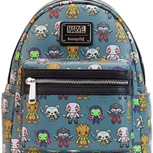 Loungefly Marvel Guardians of the Galaxy Kawaii All Over Print Mini Backpack