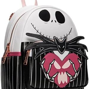Nightmare Before Christmas Jack Skellington Valo-ween Mini Backpack - Entertainment Earth Exclusive