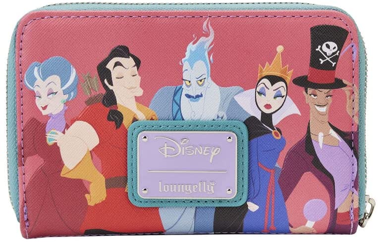 Loungefly Disney Villains Color Block Zip Wallet - Image 2
