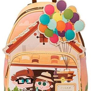 Loungefly Disney Pixar Up Working Buddies Womens Double Strap Shoulder Bag Purse